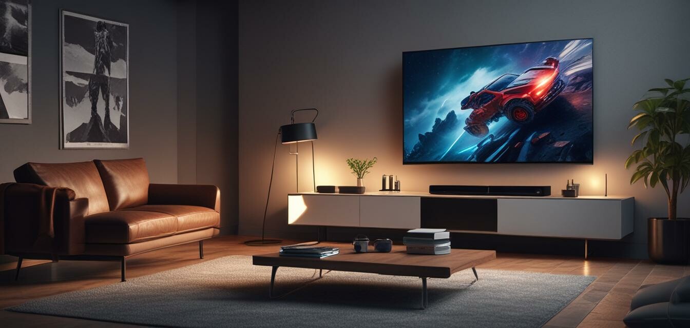 Gaming TV setup